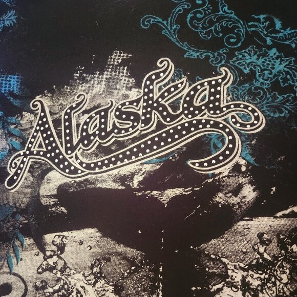 Alaska bling t-shirt by Big Bang 100% cotton - Picture 9 of 9